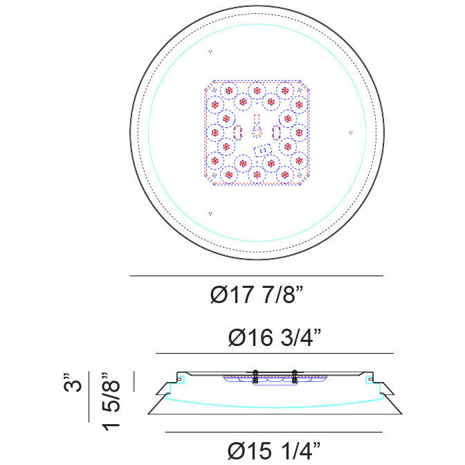 Dahlia LED 17.88 inch Matte Black Wall Sconce Wall Light