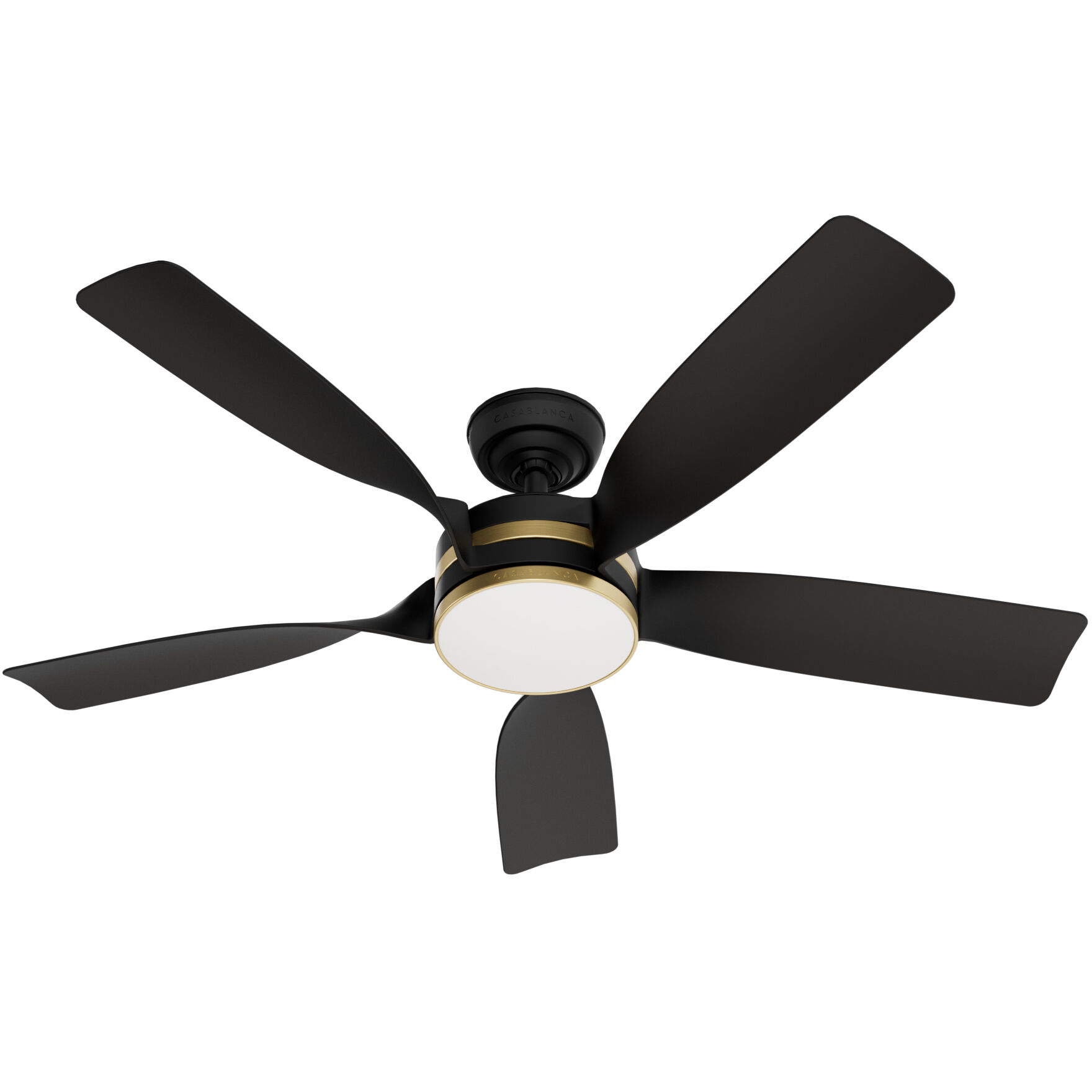 Julia 52 inch Matte Black Outdoor Ceiling Fan