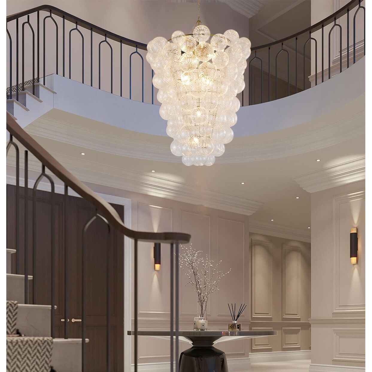 Canada LED 47 inch Brass Chandelier Ceiling Light