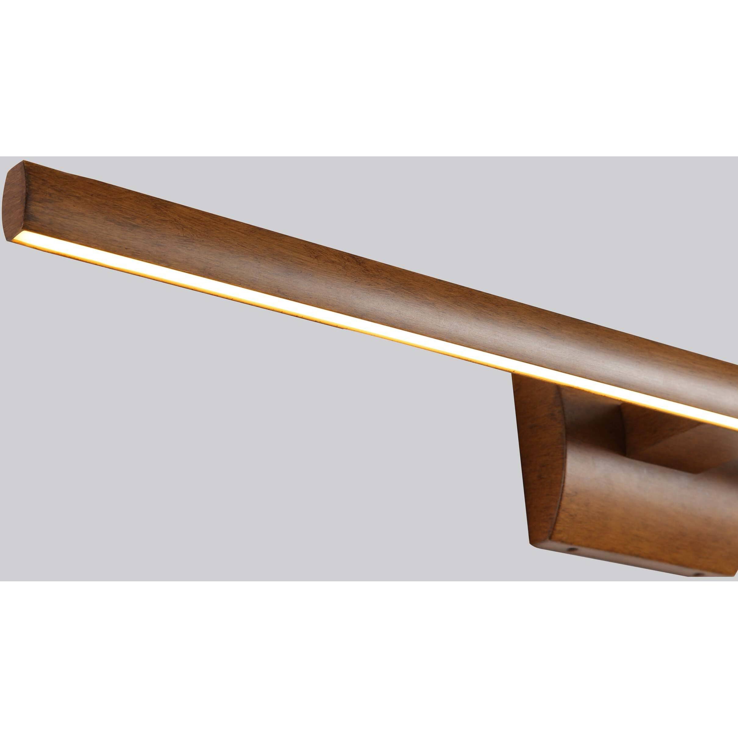 Vireo Vanity Wall Light in Walnut