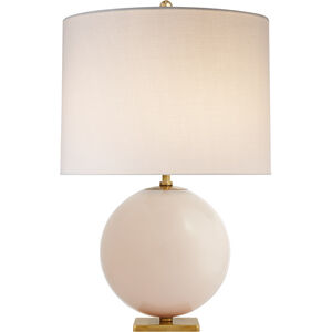 kate spade new york Elsie 25.5 inch 100.00 watt Blush Table Lamp Portable Light in Cream Linen