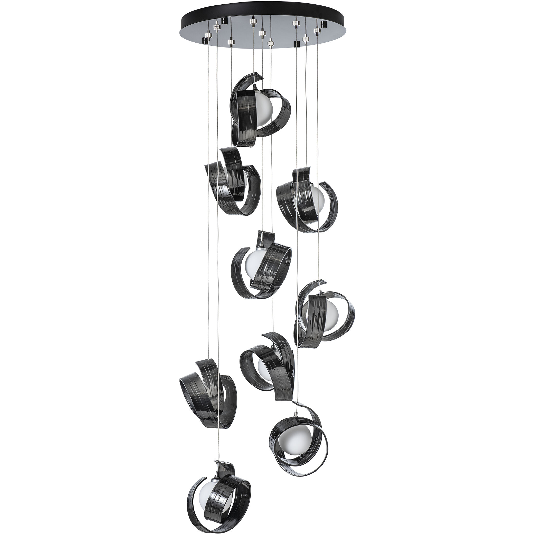 Riza 9 Light 21.1 inch Ink Pendant Ceiling Light