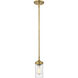 Calliope 1 Light 5 inch Foundry Brass Pendant Ceiling Light