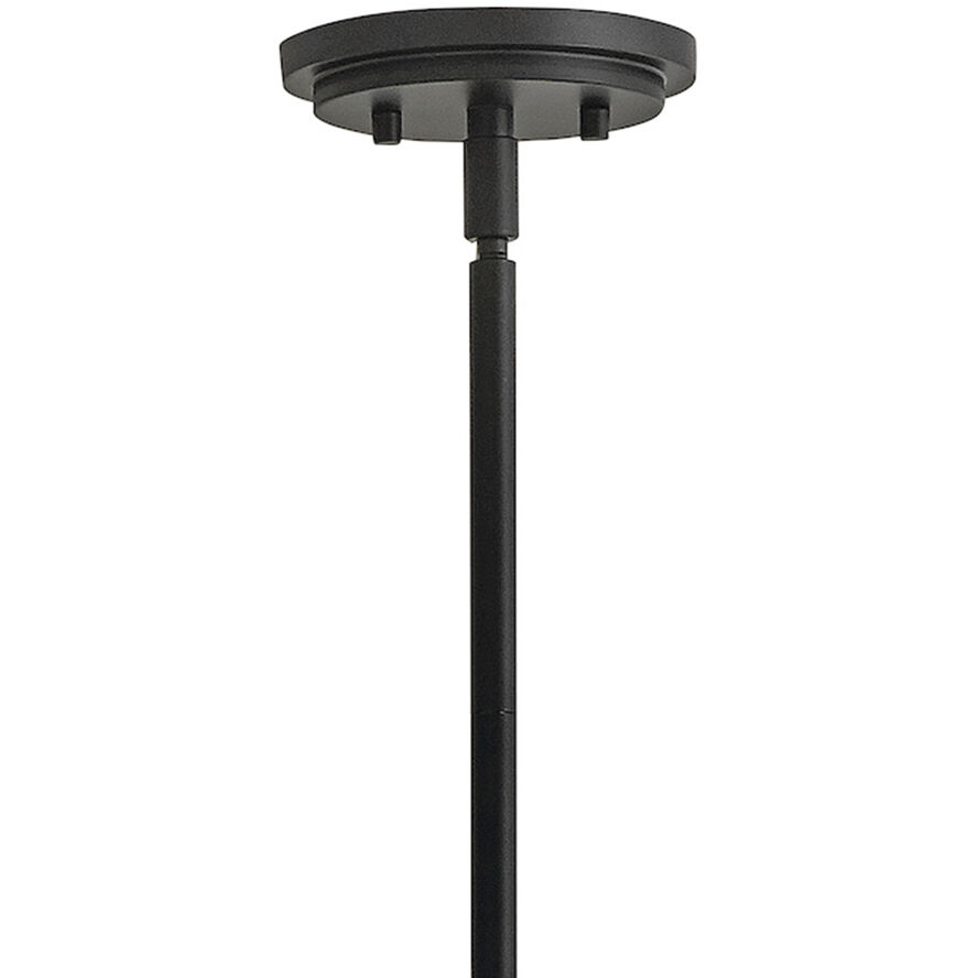 Ryden 6 Light 28 inch Black Chandelier Ceiling Light