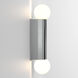 Ortona 2 Light 4.33 inch Polished Chrome Bathroom Wall Light