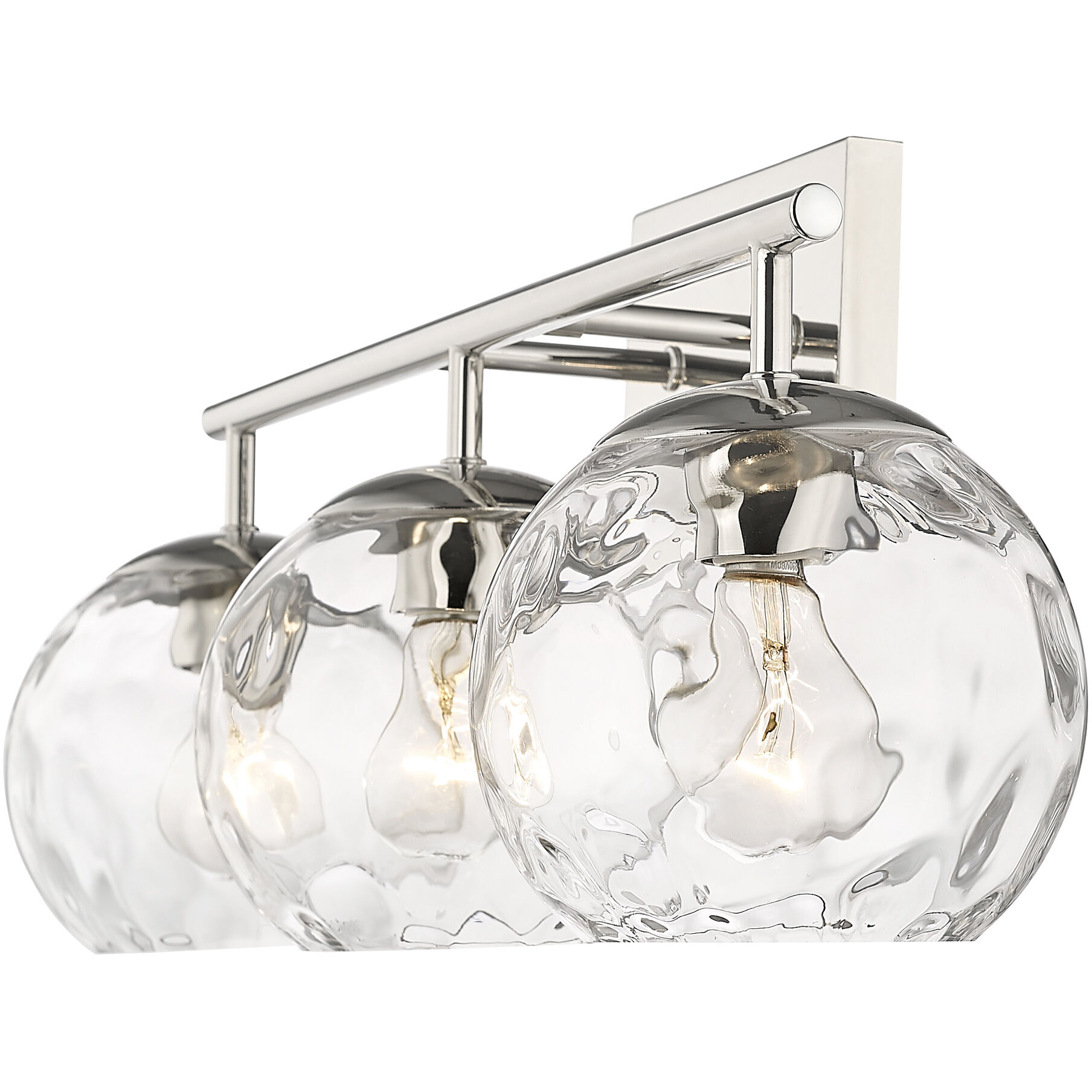 Mackenzie 3 Light 26 inch Polished Nickel Vanity Light Wall Light