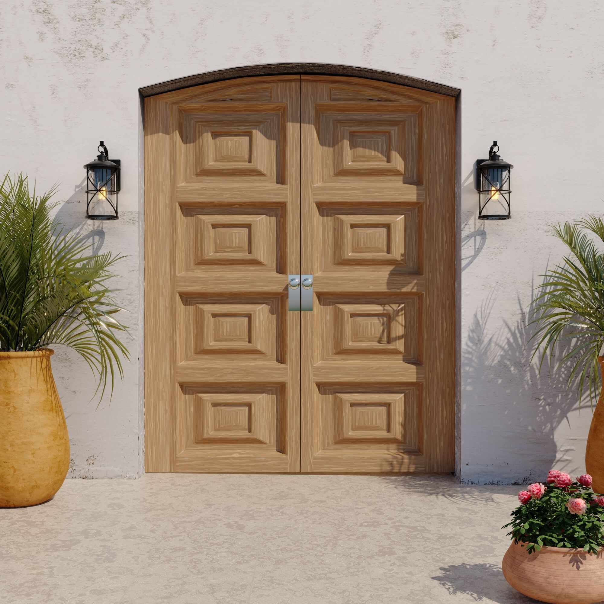 Adams LED 13.75 inch Black Outdoor Wall