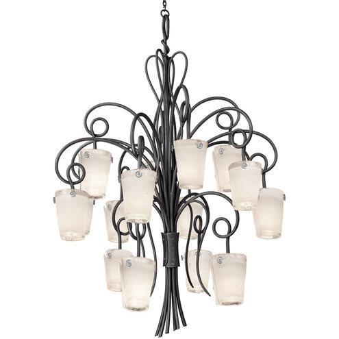 Tribecca 16 Light 48 inch Country Iron Foyer Ceiling Light