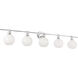 Collier 5 Light 47 inch Chrome Wall sconce Wall Light