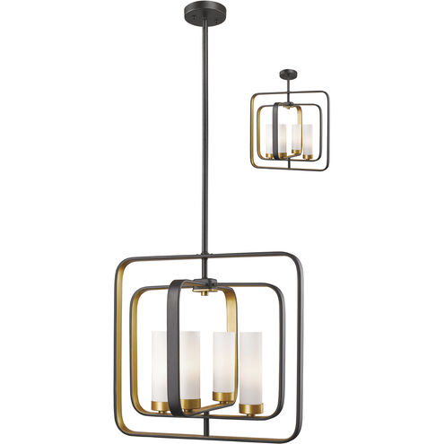 Z-Lite Aideen 4 Light 17 inch Bronze Gold Pendant Ceiling Light 6000SFC-BZGD - Open Box