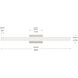 Phase 6.3 LED 36 inch Brushed Nickel Linear Vanity Light Wall Light