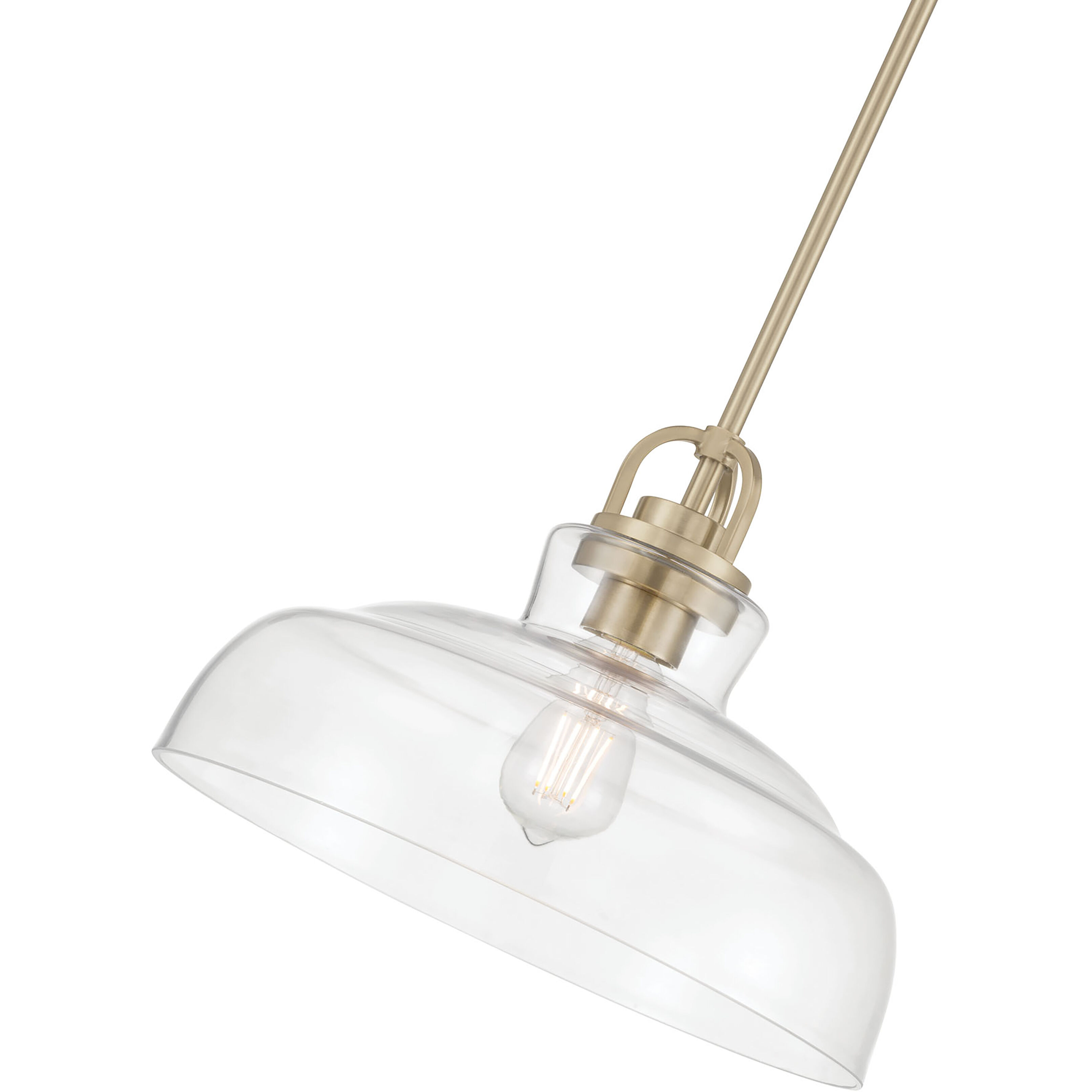 Clarien 1 Light 14 inch Modern Gold Pendant Ceiling Light