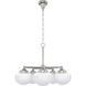 Saddle Creek 5 Light 24 inch Brushed Nickel Chandelier Ceiling Light