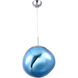 Canada 1 Light 15 inch Blue Single Pendant Lighting Ceiling Light