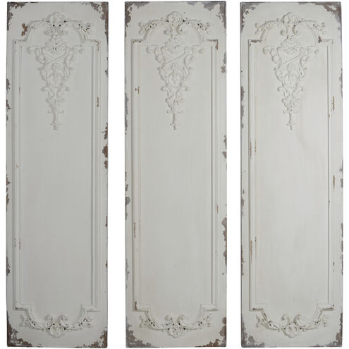 Alcott Antique White Wall Décor, Set of 3