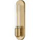 Tully 1 Light 4.5 inch Lacquered Brass ADA Sconce Wall Light