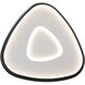 Mandala Wall Sconce Wall Light in 3000K, Black/Chrome, dweLED