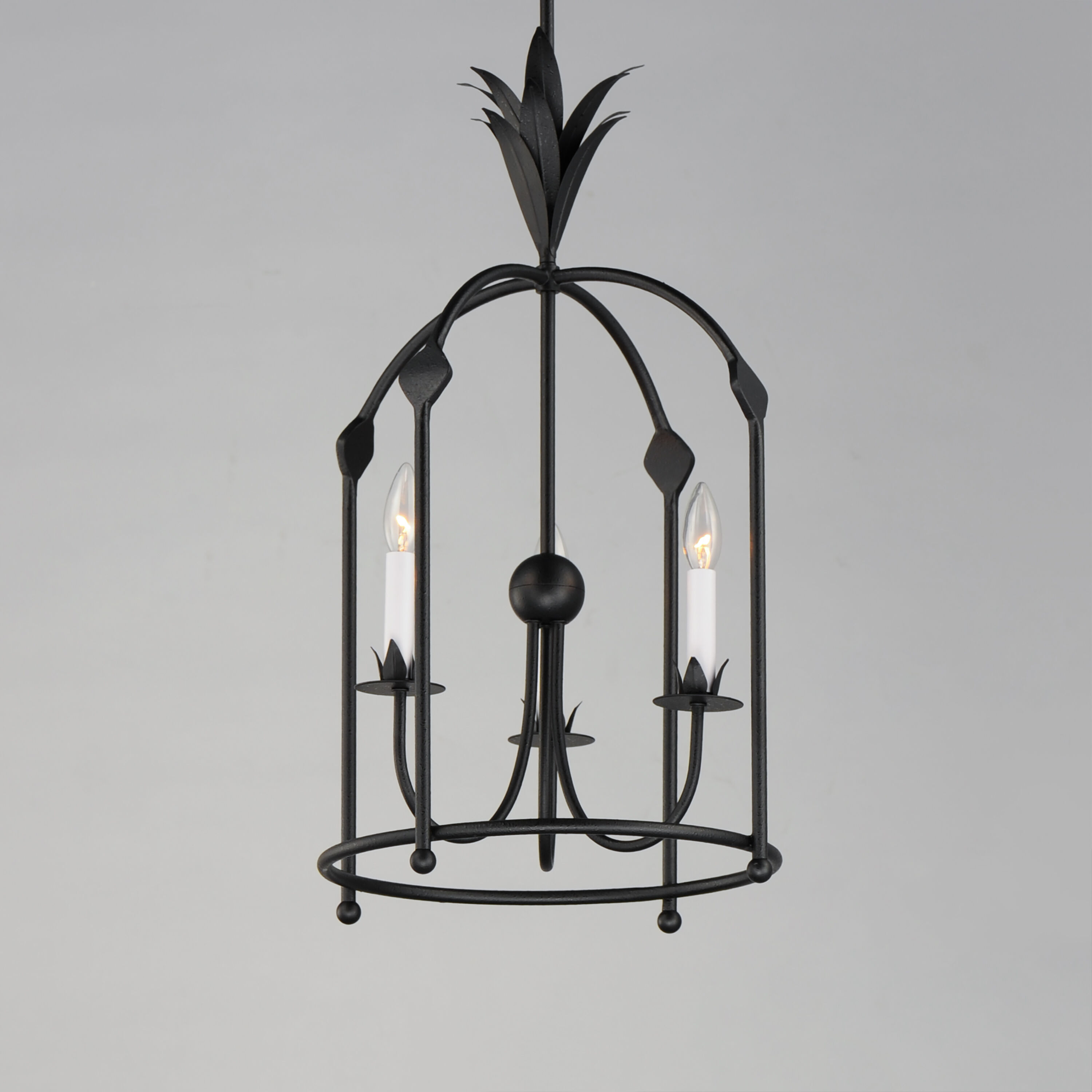 Paloma 3 Light 15 inch Anthracite Entry Foyer Pendant Ceiling Light