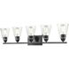 Louisbourg 5 Light 38.25 inch Ebony Bath Vanity Wall Light