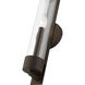 Castleton 1 Light 5 inch Bronze Single Sconce Wall Light, Tall