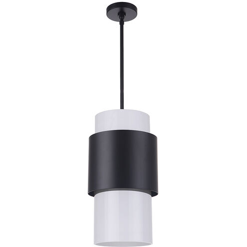 Jupiter II 1 Light 10.5 inch Black Pendant Ceiling Light