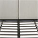 Zeppelin Light Grey Bed, Queen
