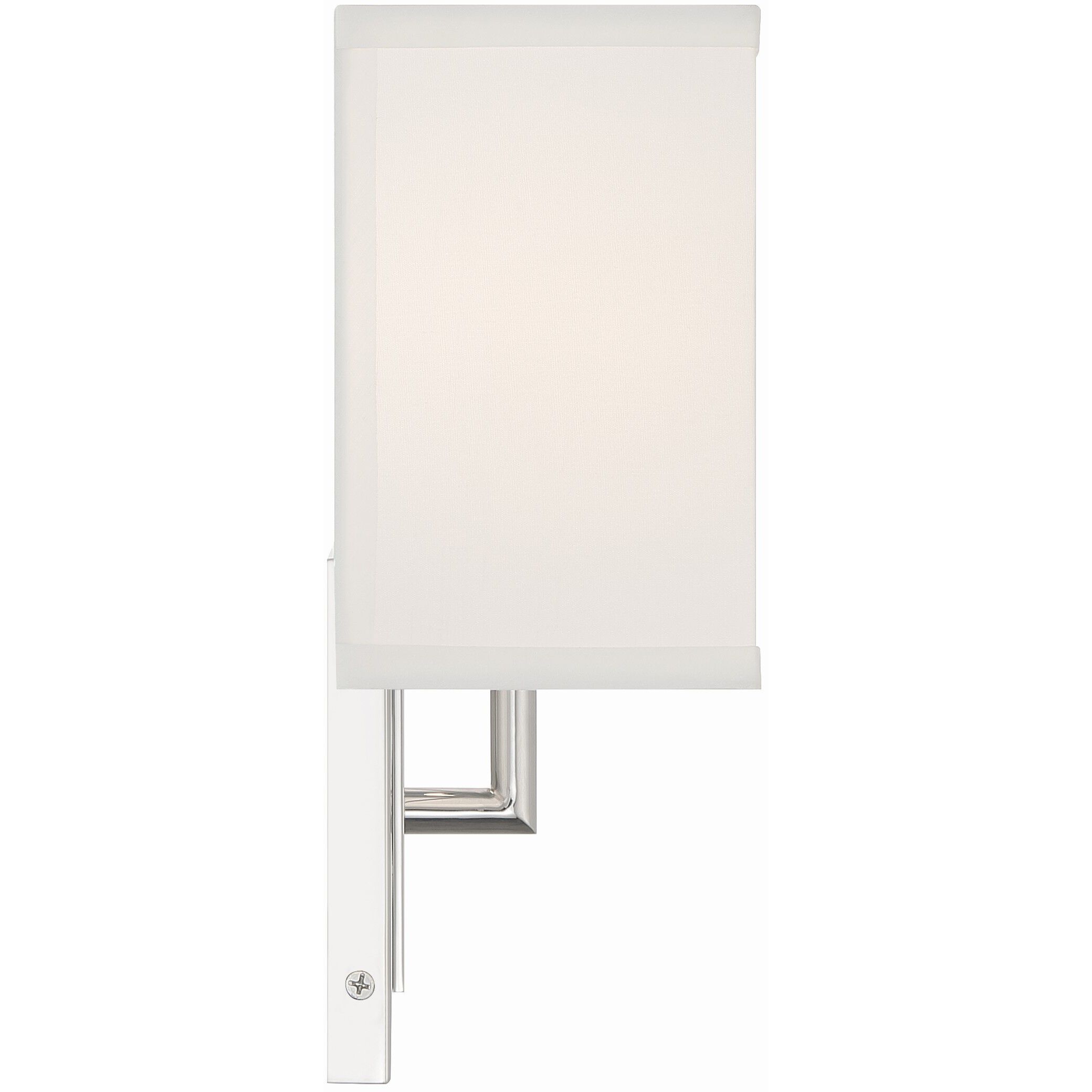 Brent Bath Sconce Wall Light in Polished Nickel