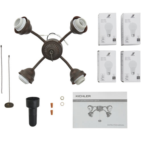 Accessory LED LED Integrated Tannery Bronze Fan Fitters