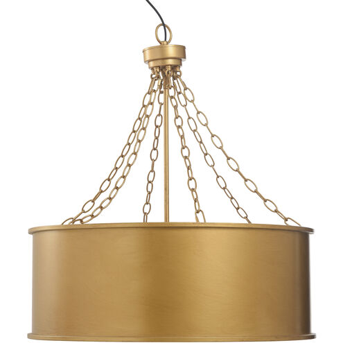 Beil LED 25.5 inch Brass Chandelier Ceiling Light