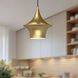 Alora Mood Emiko 1 Light 9.5 inch Brushed Gold Pendant Ceiling Light