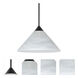 Kona 1 Light Black Cord Pendant Ceiling Light