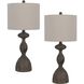 Nampa 29.5 inch 150.00 watt Distressed Wood Table Lamp Set Portable Light, Pair
