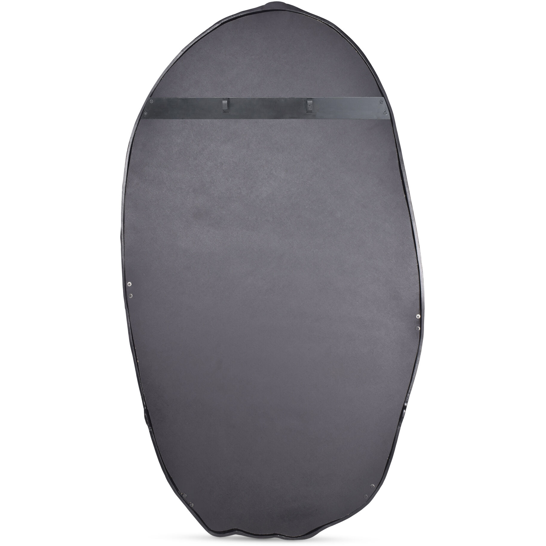 Foundry 50 X 28 inch Black Mirror, Oval