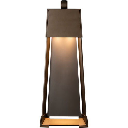 Revere 2 Light 32.4 inch Coastal Burnished Steel and White Outdoor Sconce, Large