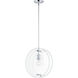 Looking Glass 1 Light 4 inch Polished Chrome Single Pendant Ceiling Light