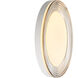 Ondulada LED 19.75 inch Sand White Flush Mount Ceiling Light in Smoky Acrylic