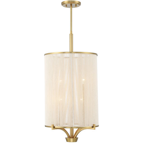 Wynwood 4 Light 16 inch Warm Brass Chandelier Ceiling Light
