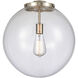 Franklin Restoration Beacon LED 16 inch Antique Copper Pendant Ceiling Light in Clear