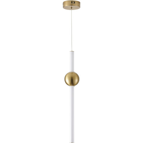 Canada LED 3.94 inch Gold LED Pendants Ceiling Light