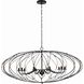 Zucca 10 Light 58 inch English Bronze and Antique Gold Chandelier Ceiling Light