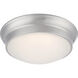 Conrad LED 12 inch Brushed Nickel Flush Mount Ceiling Light