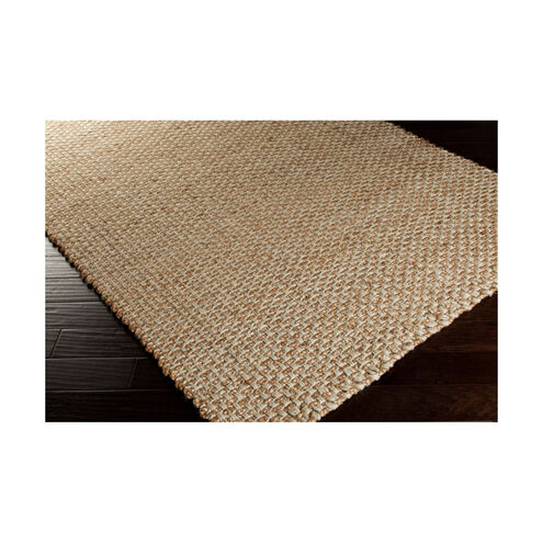 Reeds 63 X 39 inch Yellow and Neutral Area Rug, Jute