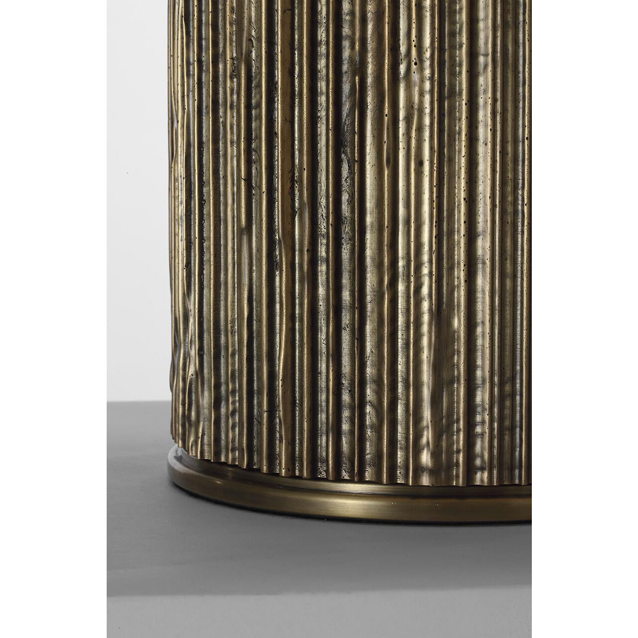 Anne-Marie Barton Fumar 17.5 inch 15.00 watt Ridged Tombac Table Lamp Portable Light