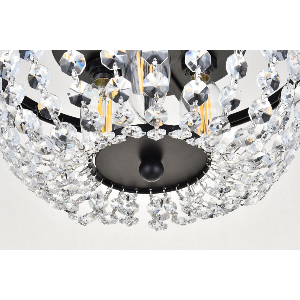 Gianna 3 Light 10 inch Black Pendant Ceiling Light