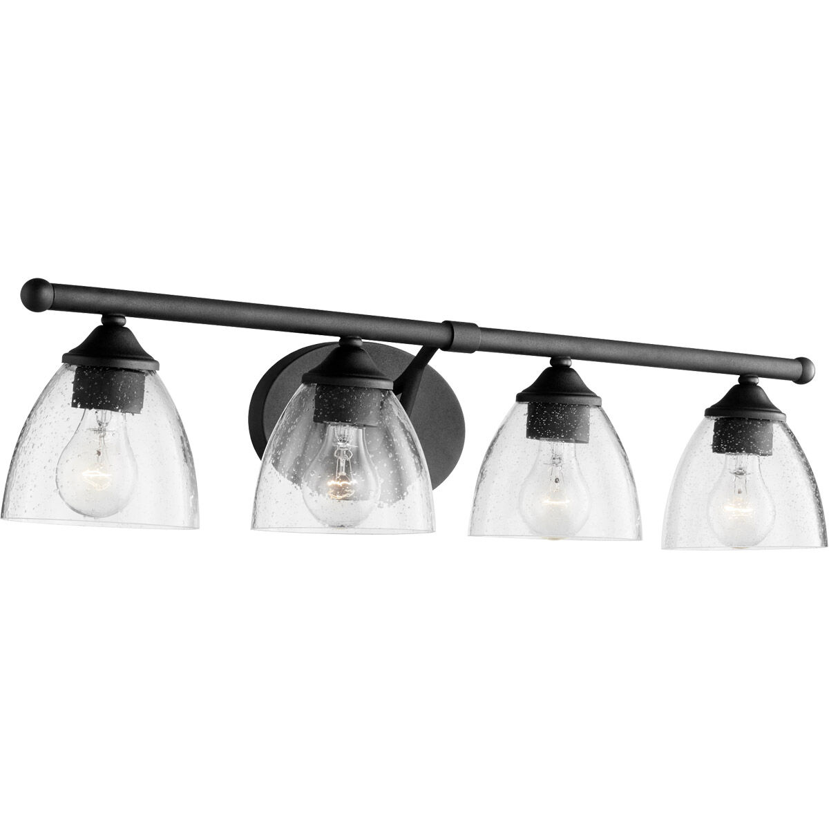 Brooks 4 Light 29 inch Noir Bath Vanity Wall Light