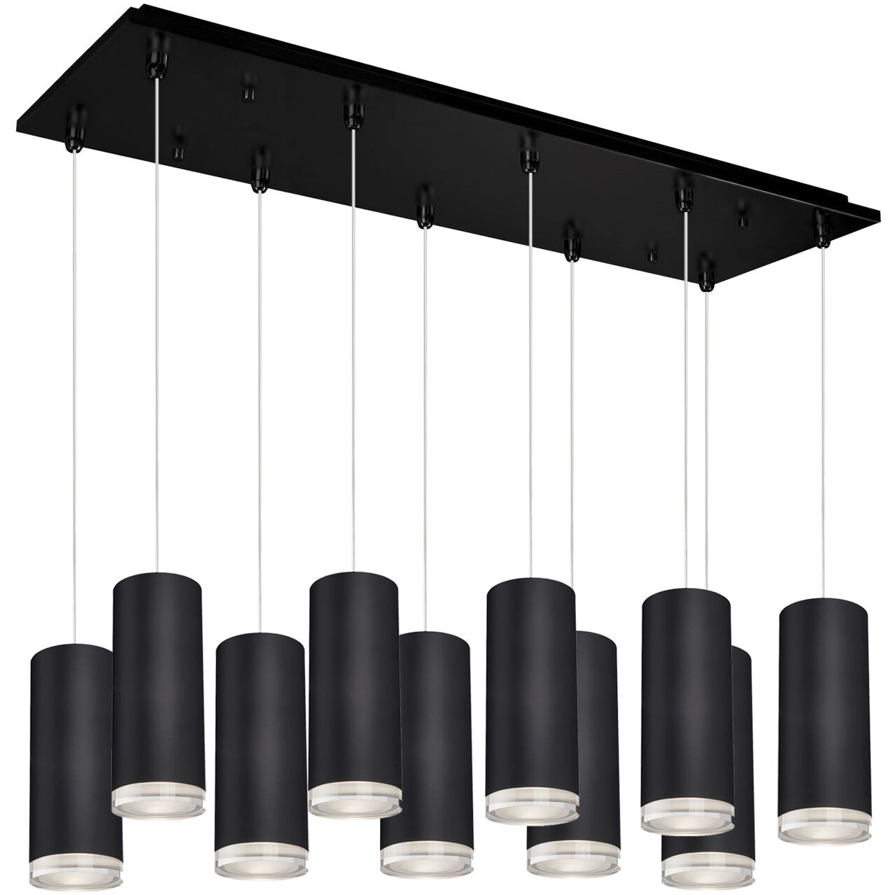 Cameo Multi Pendant Ceiling Light in Black