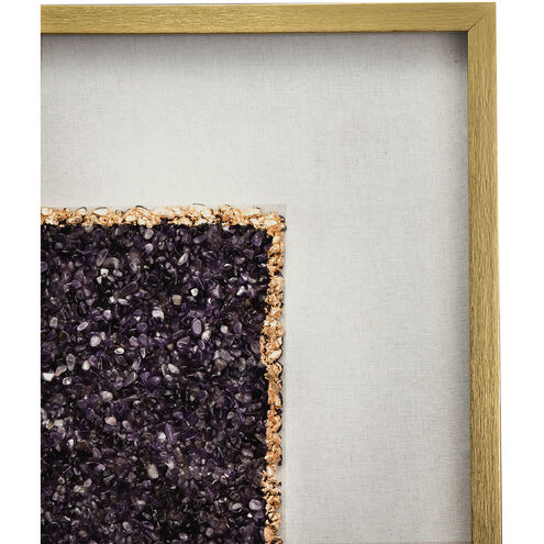 Lillian Purple and Gold Shadow Boxes