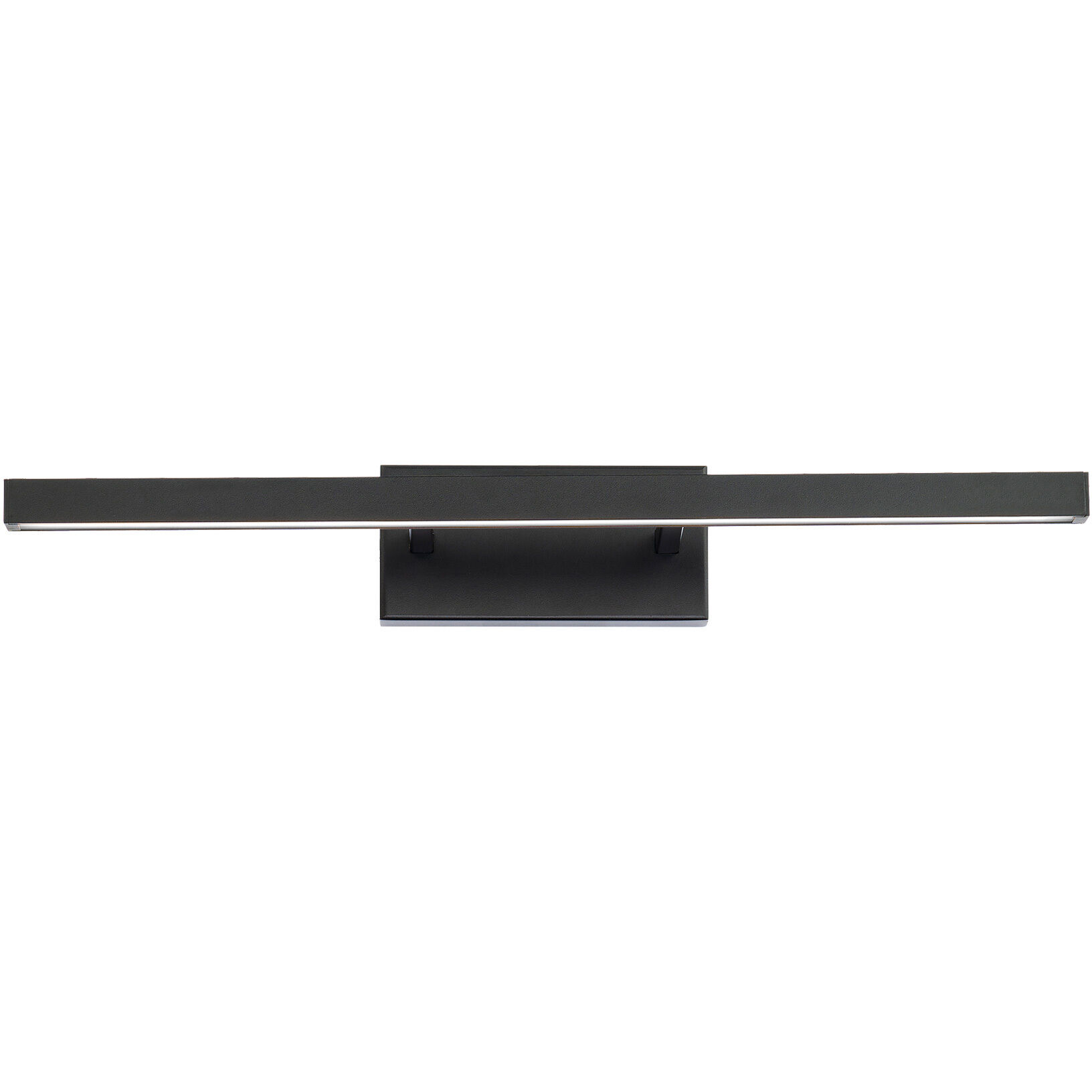 Parallax LED 18 inch Black Bath Vanity & Wall Light in 2700K, dweLED