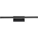 Parallax LED 18 inch Black Bath Vanity & Wall Light in 3000K, dweLED