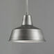Pier M 1 Light 10.25 inch Weathered Zinc Outdoor Pendant